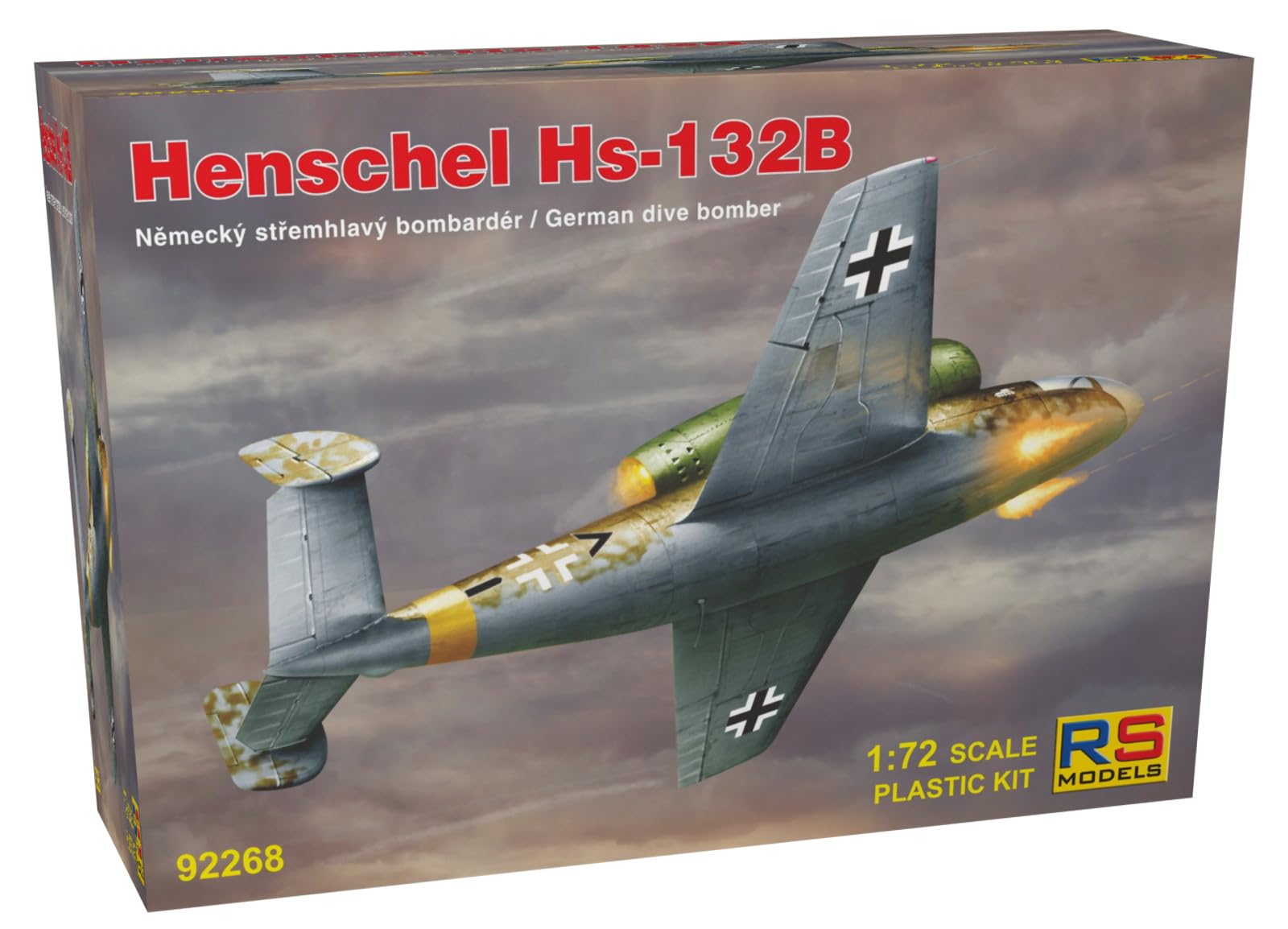 Amazon | RSモデル 1/72 ドイツ空軍 ヘンシェル Hs-132B プラモデル