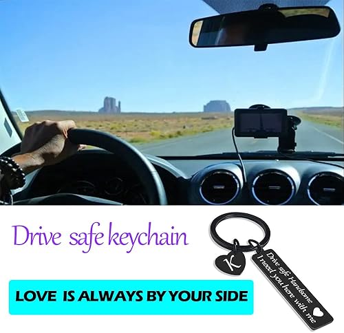Miniatura 3 de SSLBeryl Llavero seguro para conducir, regalo para el día de San Valentín, aniversario, cumpleaños, llavero, regalo para él, marido, papá, novio