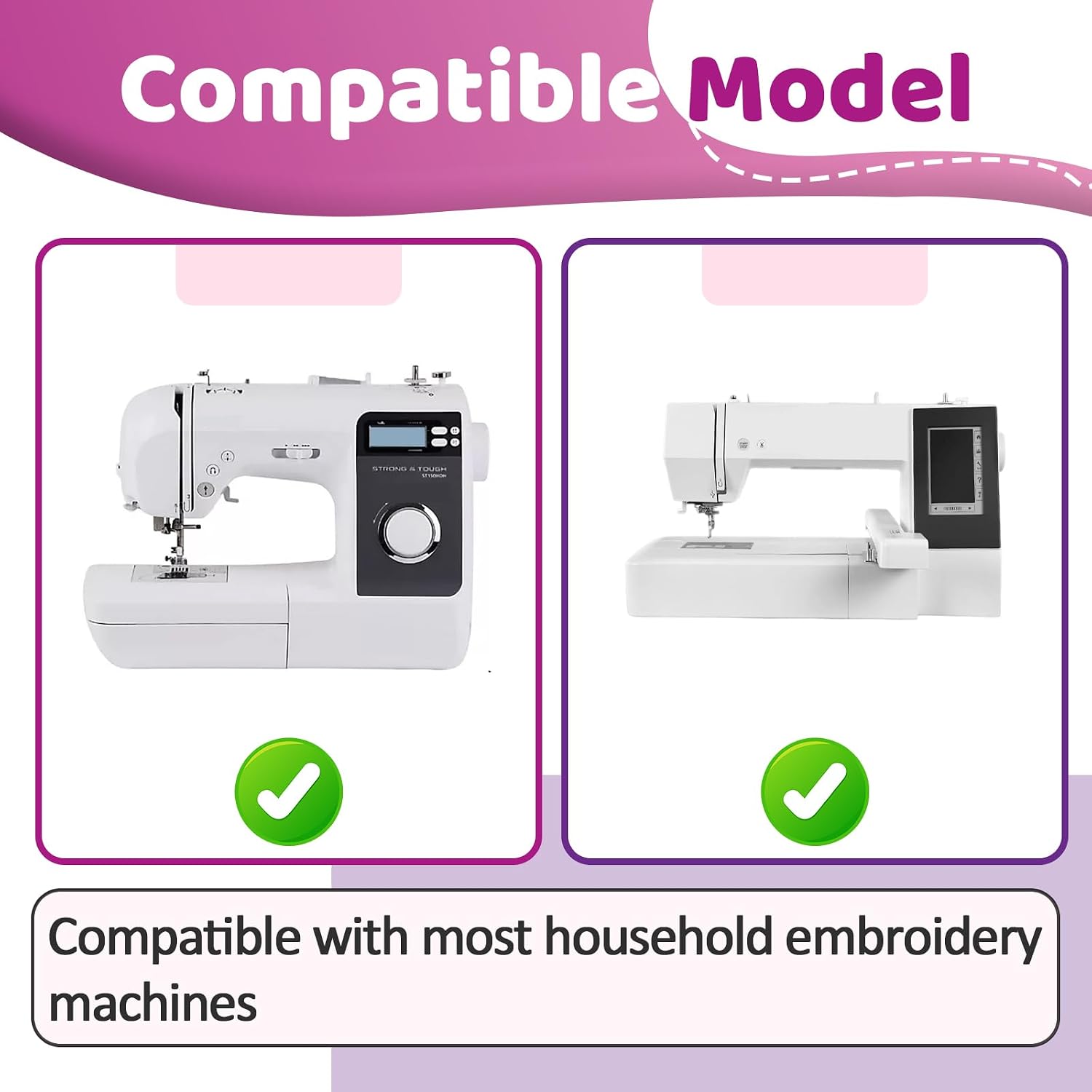 3+3Pcs Sock Easy Embroidery Machine Hooping Aid / Hoops, Fit for Embroidery Machine, Adults and Kids