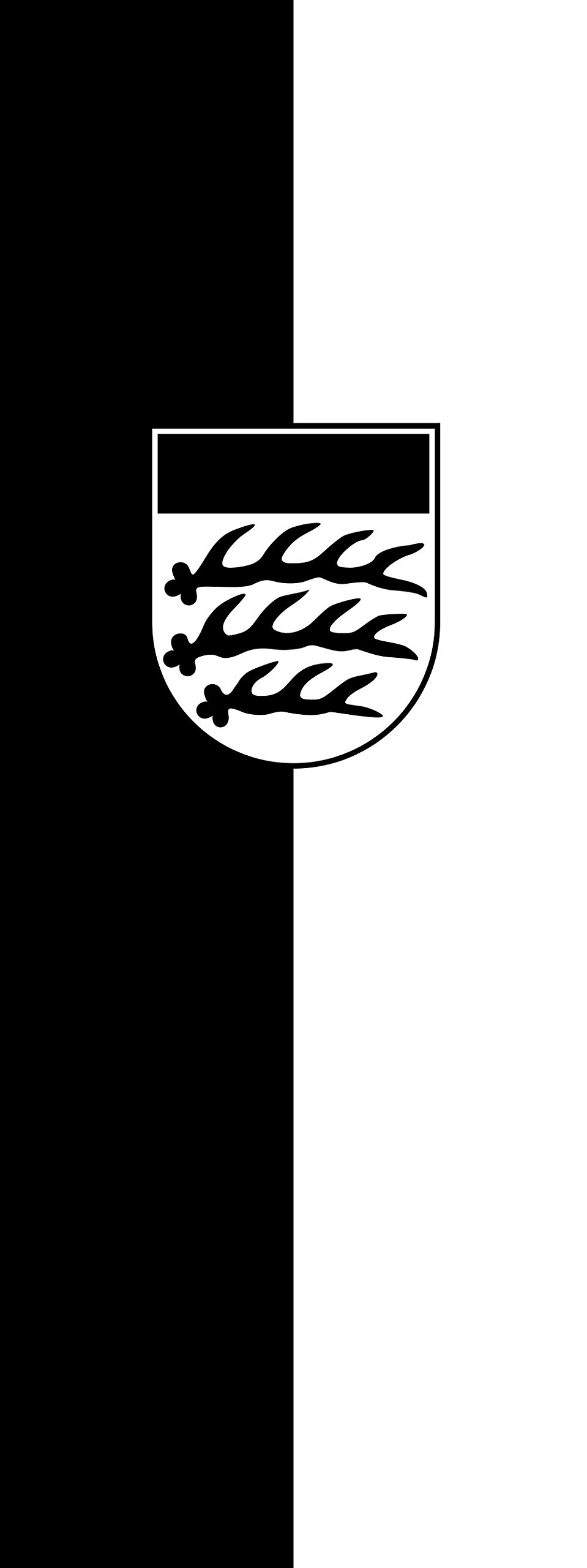 Drapeau Waiblingen 400x150cm pour pavoiser les places publiques et événements régionaux