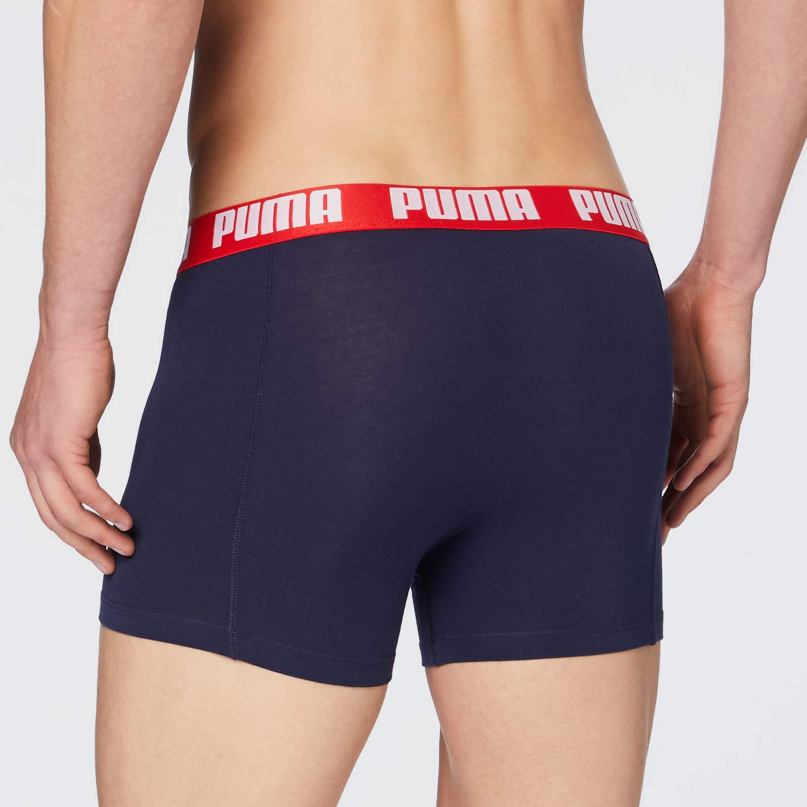 PUMA Bokserki męskie (5 sztuk), niebieski/szary, XXL