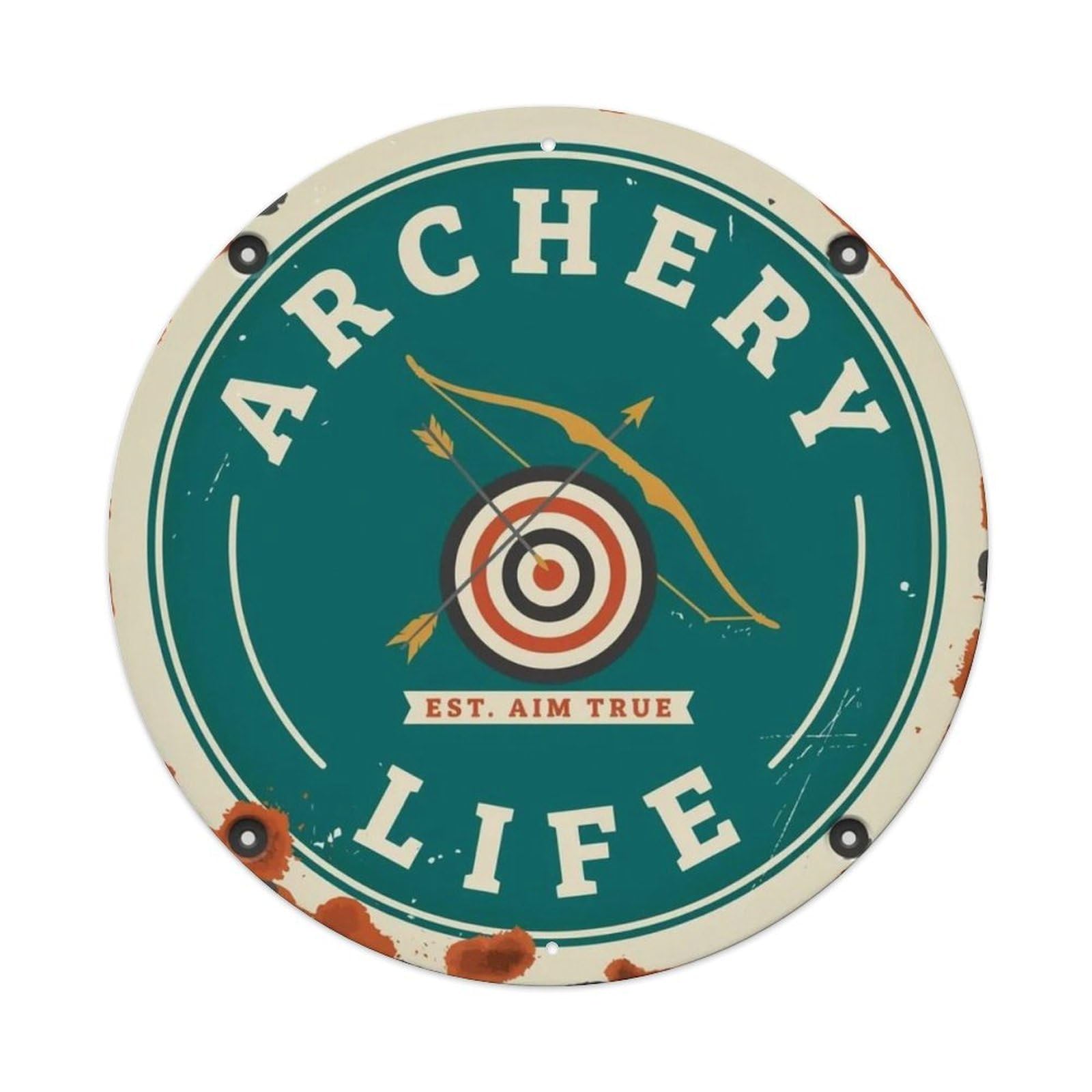 Archery Life Metal Tin Sign Plaque