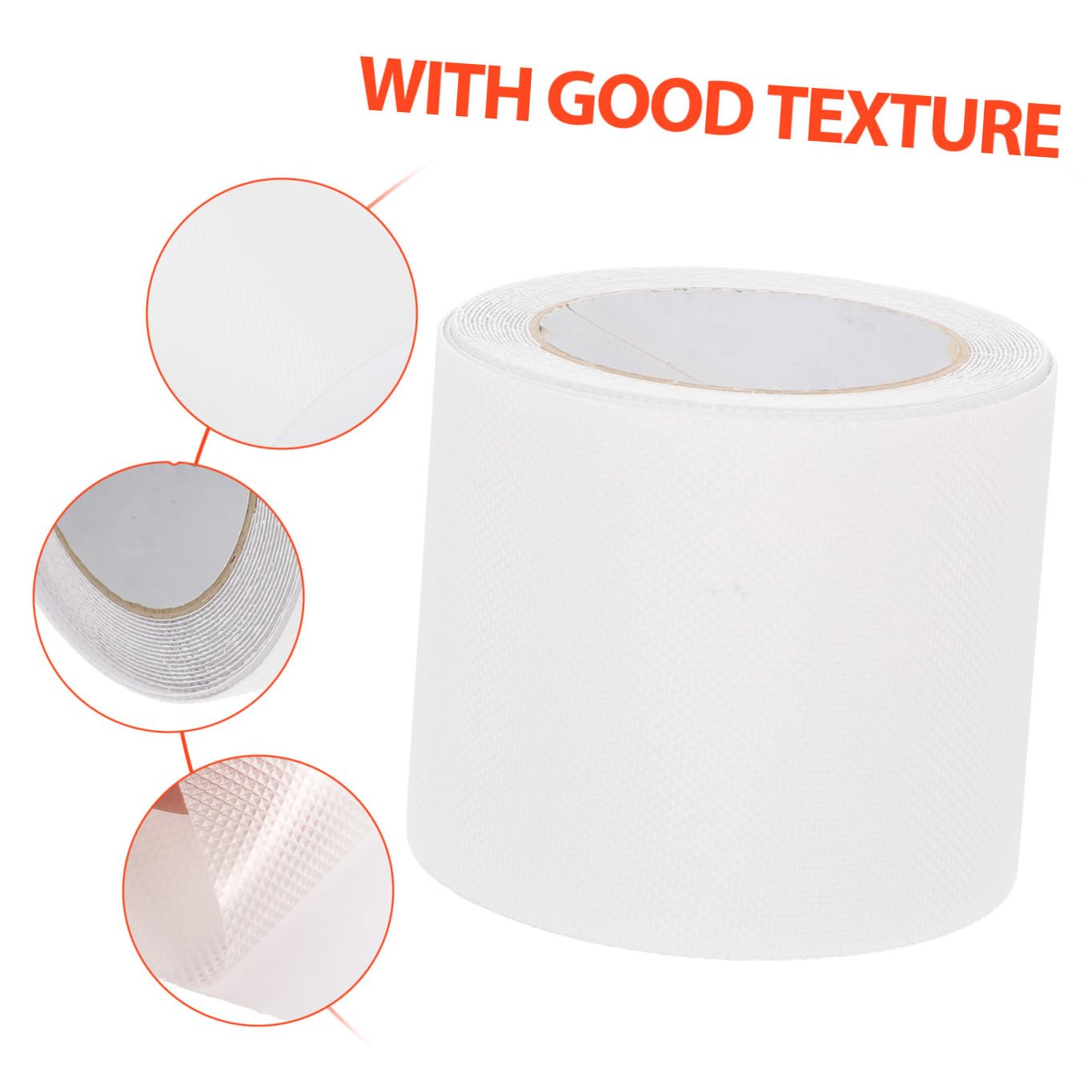 Tofficu Waterproof Anti-Slip Tape 10cm X 5m Stair Non-Skid Sticker Wear-Resistant Floor Grip Strip for Bathroom and Shower Safety