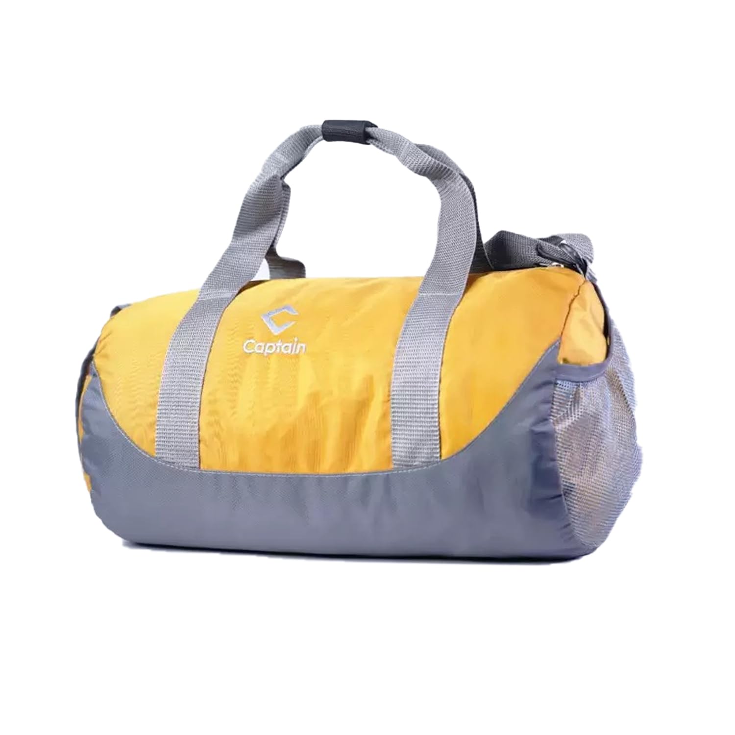 02 Water Resistant Travel Duffle Bag/Gym Bag/Sports Duffle for Men/Women (Yellow)-image-0