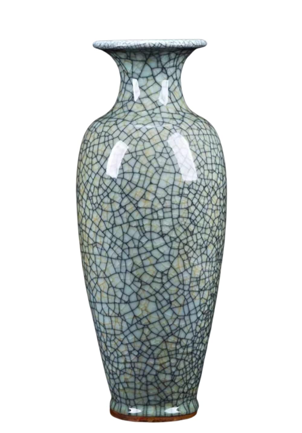 SnamicE Ceramic vase,Vintage vase, Chinese Ceramic vase,Chinese Ceramic vase Chinese vase Porcelain Flower vase Chinese Antique Ceramic vases Traditional Decorative Vase-F:high52C,E:high52cm
