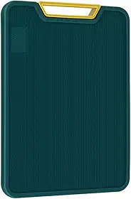 Tábua de Corte Polietileno Antibacteriana – Resistente, Não Mancha, Ideal para Carne, Legumes e Cozinha Profissional – Alça Ergonômica – Fácil Limpeza – 34x28cm | Premium InoVibes