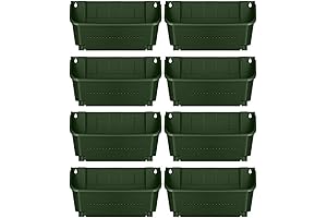 Vertical Wall Planters 8-Pack: Flourish Your Outdoor Oasis