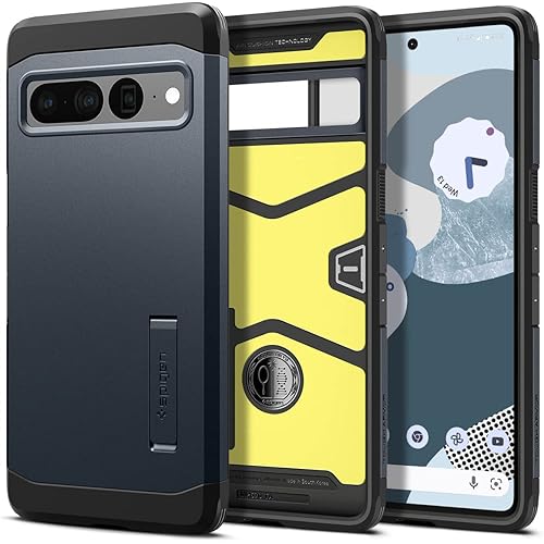 Spigen Tough Armor Designed for Pixel 7 Pro Case (2022) - Metal Slate