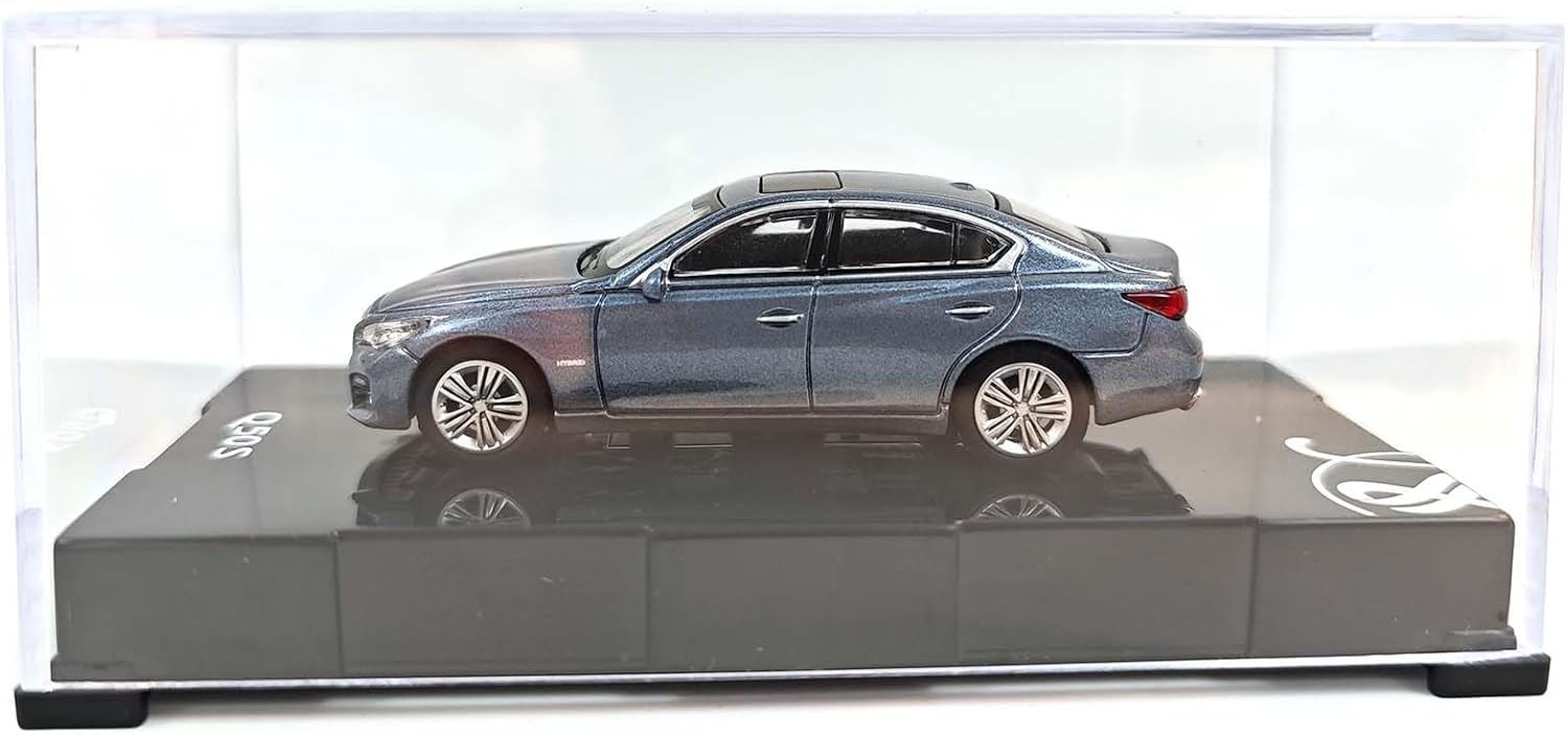 1/64 diecast car Infiniti Q50S Blue Popular Car Models for Adults Collection