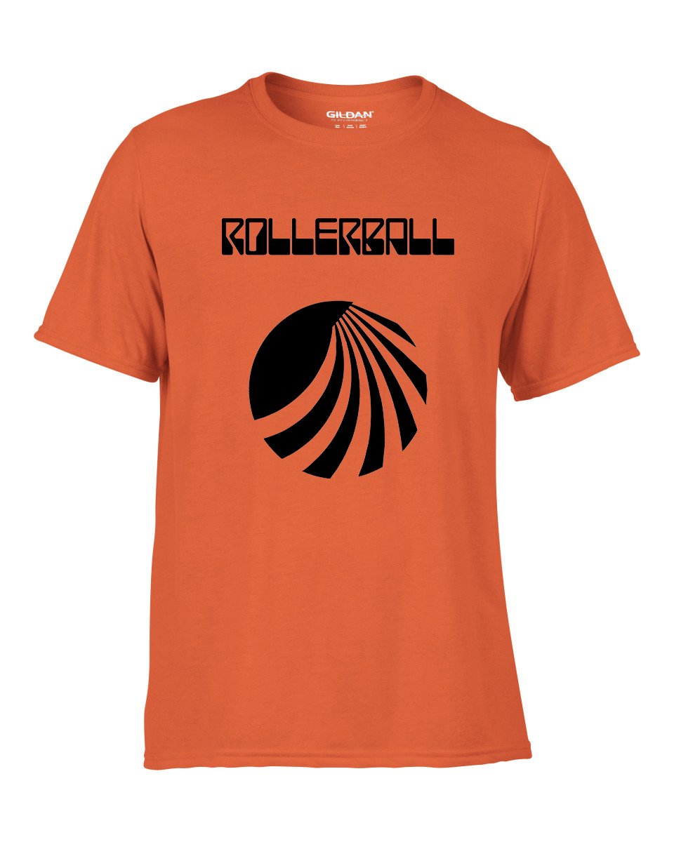 Ameiva Apparel Rollerball 1975 T Shirt (XL) Orange