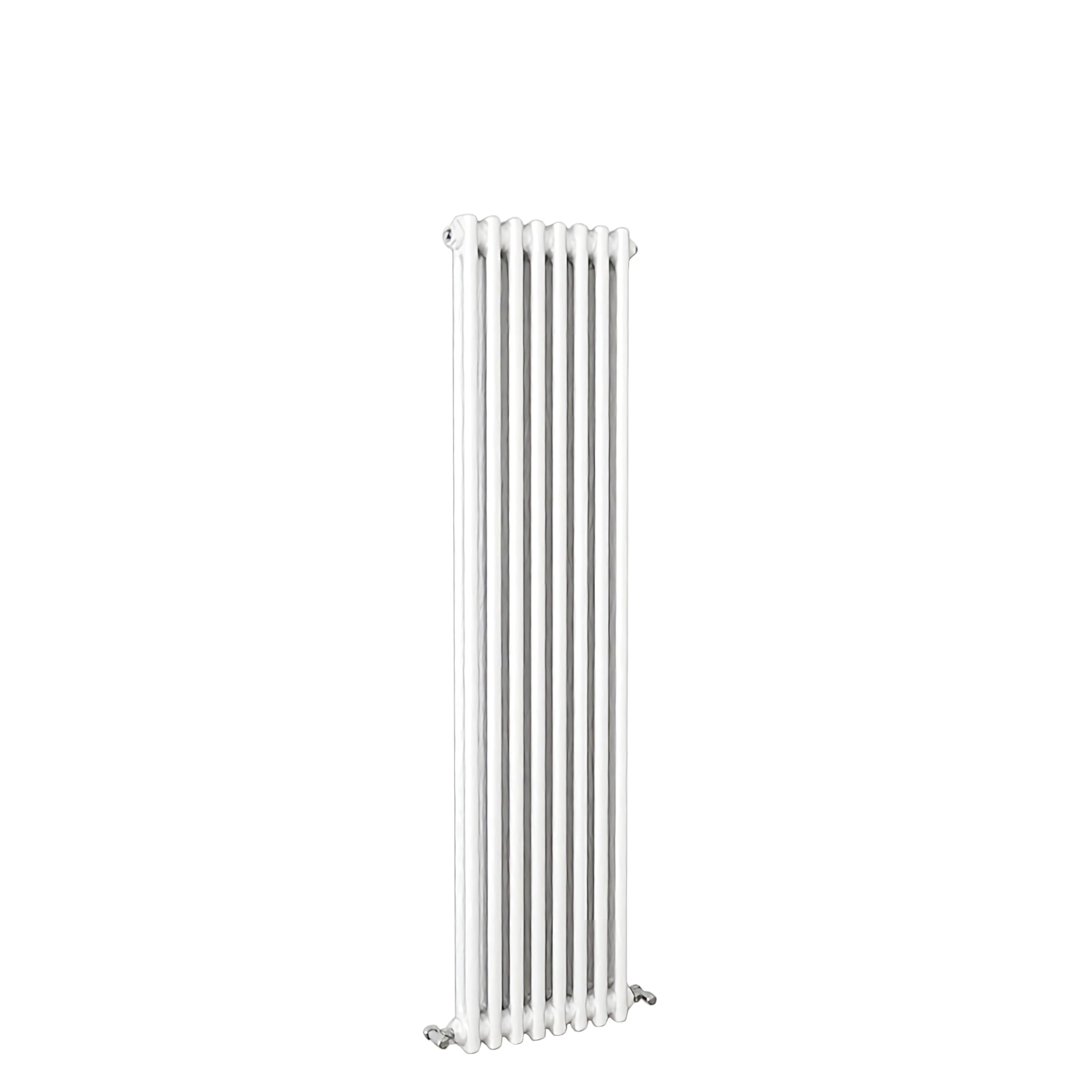 SLINE SANITARY Traditional 2 Column Cast Iron Style Radiator Vertical White 1500x380mm
