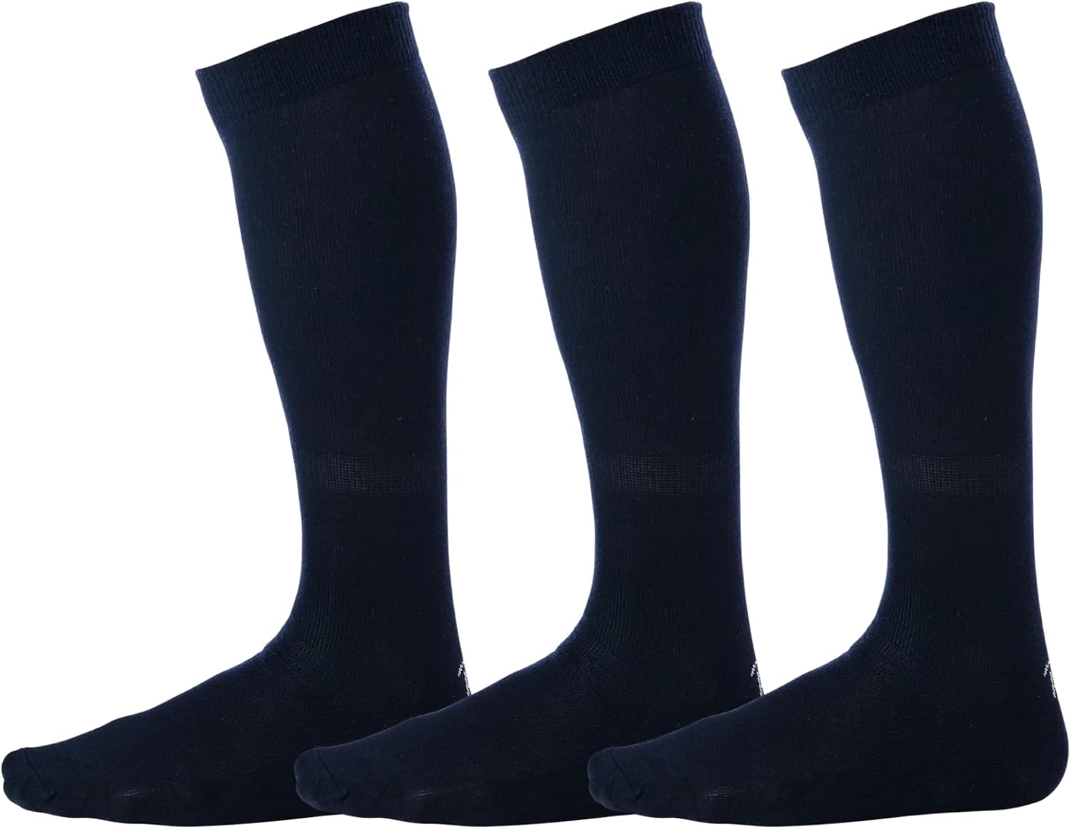 Pierre Henry Over the Calf Socks for Men | Formal Colors - All Solids | Design to Stay Up 12+ Hrs | Sizes 7-11 and 12-16