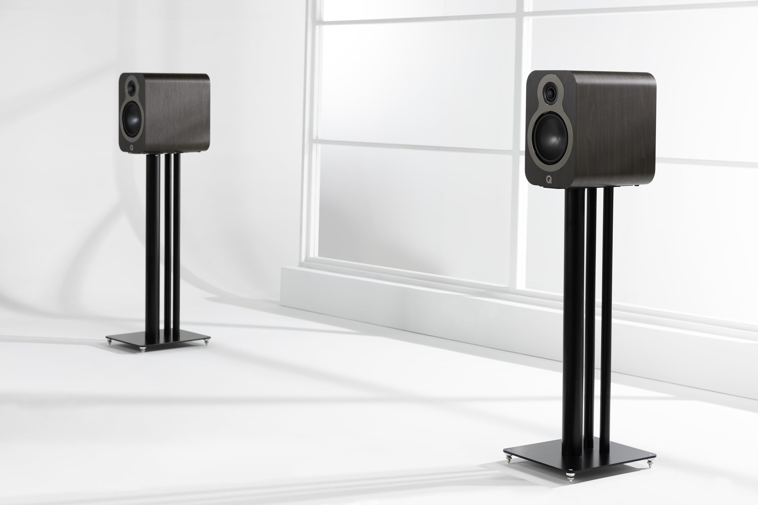 【美品】Q Acoustics 3020i ウォルナットブラウン 3020i Bookshelf Speaker Pair – QAcoustics