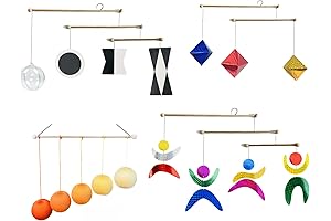 Black and White Mobile Set for Baby Development