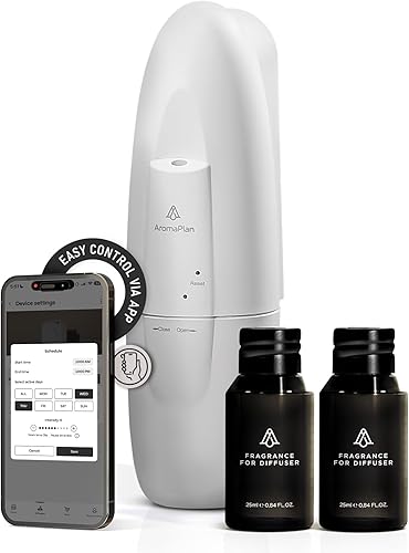 AROMAPLAN Difusor sin agua para enchufar (paquete de 2) - Difusor de fragancia, difusores sin agua para aceites esenciales, difusor de pared