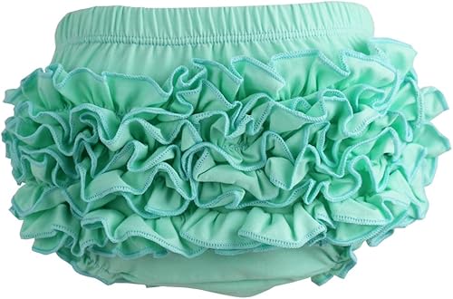 Wennikids cubre pañal, pantalones cortos algodón para niña Agua,Negro -,Azul,Marrón,Borgoña,Gris,Rosa