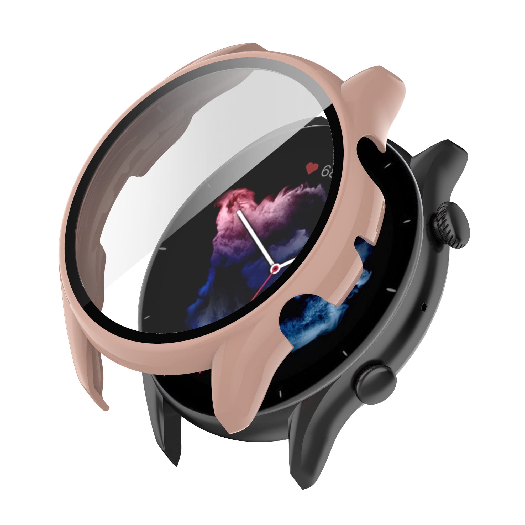 2 Custodie Protettive AISPORTS Per Amazfit GTR 3 / 3 Pro – Cover TPU Morbida Con Protezione Schermo Inclusa - 3