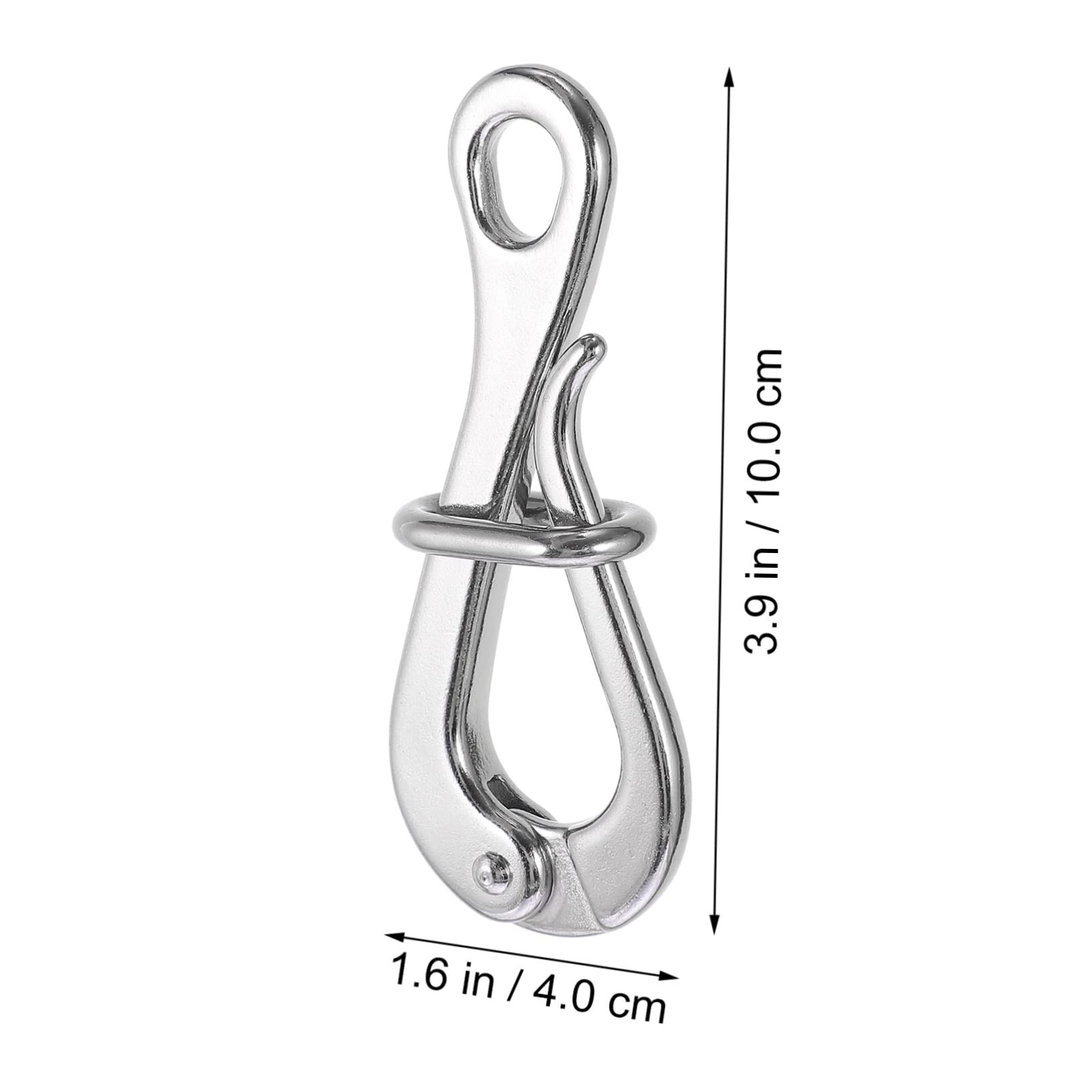 Totority 1Pc Quick Release Hook Lifeboat Hook for Life Rafts Lightweight Durable for Outdoor Activities and Diving Accessories