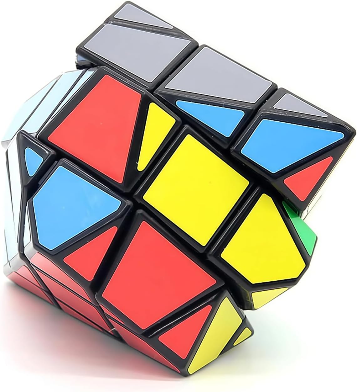 UMESCENE 3x3x3 Hexagonal Cone Speed Cube 3x3 Dodecahedral Magic Cube Brain Teasers Double Cone Cube Puzzle Toys