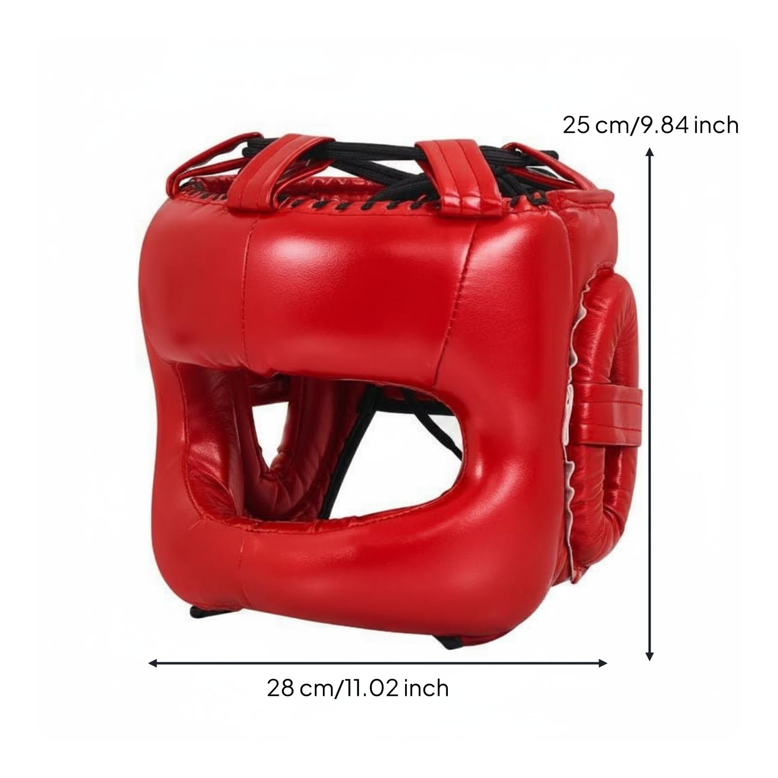 Milageto Casco da Paracolpi Integrale con Protezione Viso Guance Mento Naso Imbottitura Antiurto E Pannelli Laterali per Orecchie Calzata Traspirante