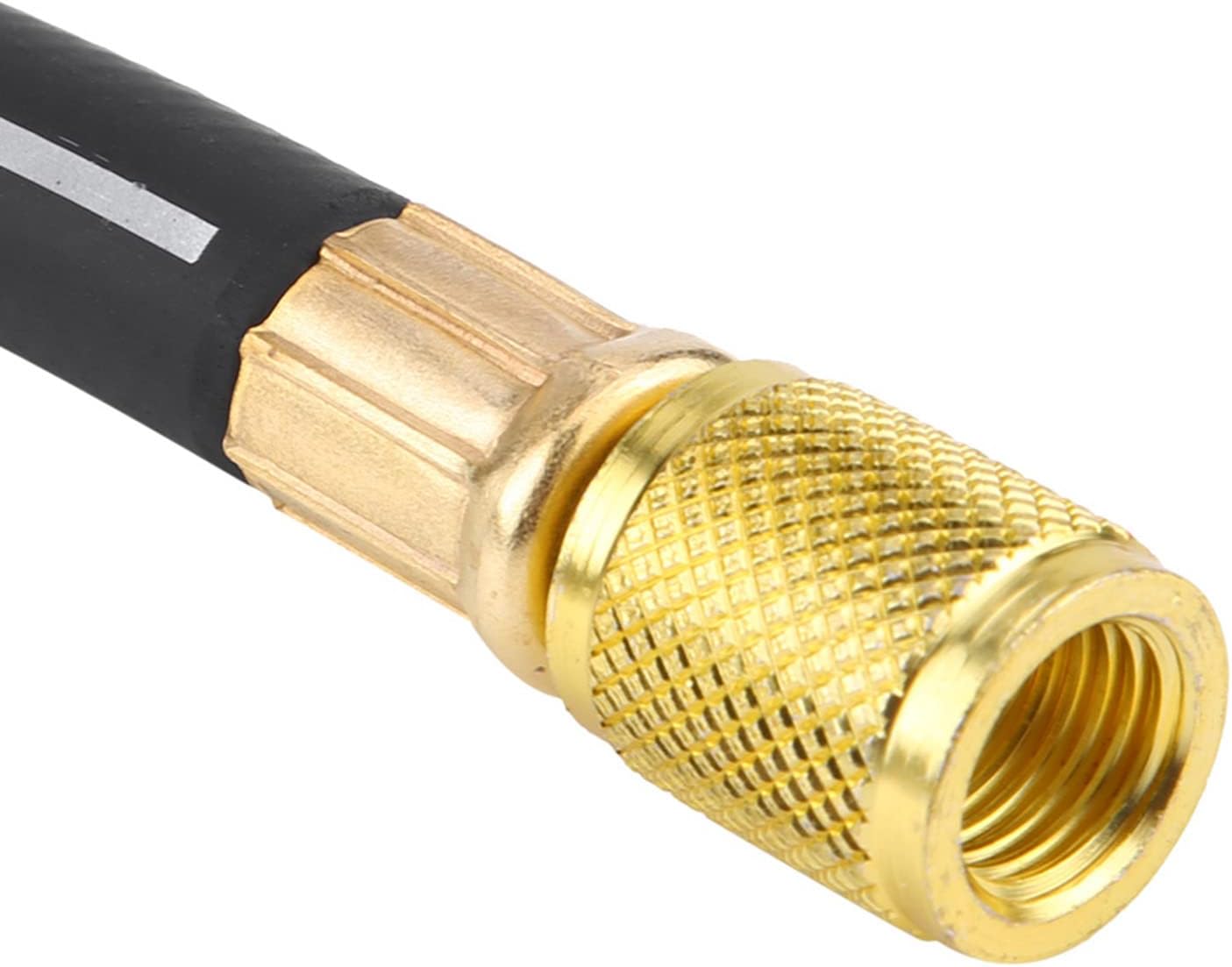 GLOGLOW Professional Pressure Meter, Copper Alloy Auto Fuel Pressure Tester, Gauge 0-100psi 0-7Bar for Vehicle Diagnostics and Mechanics