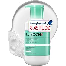 Illiyoon Gentle Deep Facial Cleanser | Low pH Gel-to-Foam Face Wash for Sensitive Skin, Hydrating Gel Cleanser &amp; Daily Makeup Remover, Korean Skincare, 8.45 fl.oz.