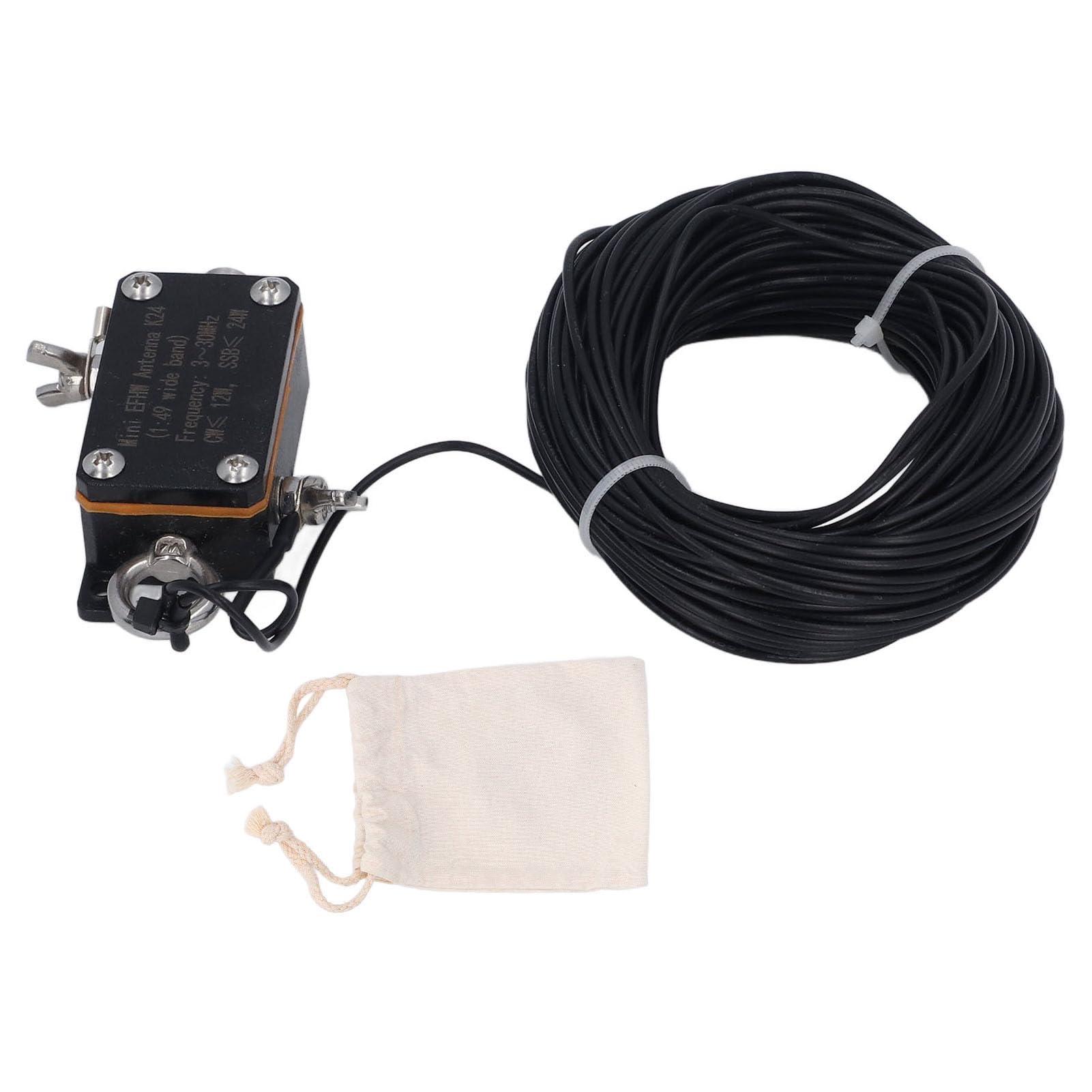 End Fed Half Wave HF Shortwave Antenna 49:1 Balun 3-30MHz Portable