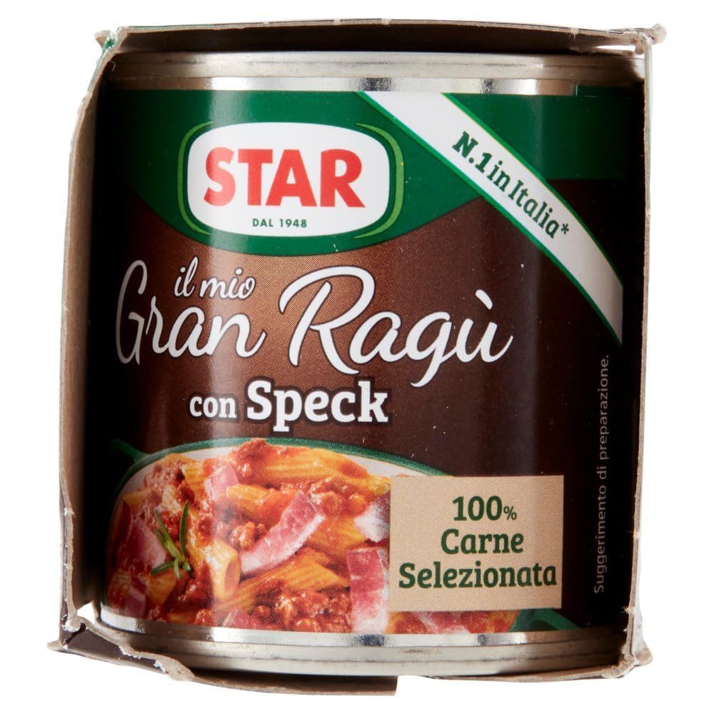 Italian Gourmet Il Mio Gran Ragù Speck sugo Sauce, 16 x 3 x 100g