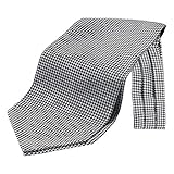 [HISDERN] アスコットタイ メンズ シルク グレー ブラック ホワイト 千鳥格子 千鳥柄 ネッカチーフ フォーマル スカーフ グリン 男性 ペイズリー 結婚式 RC-01