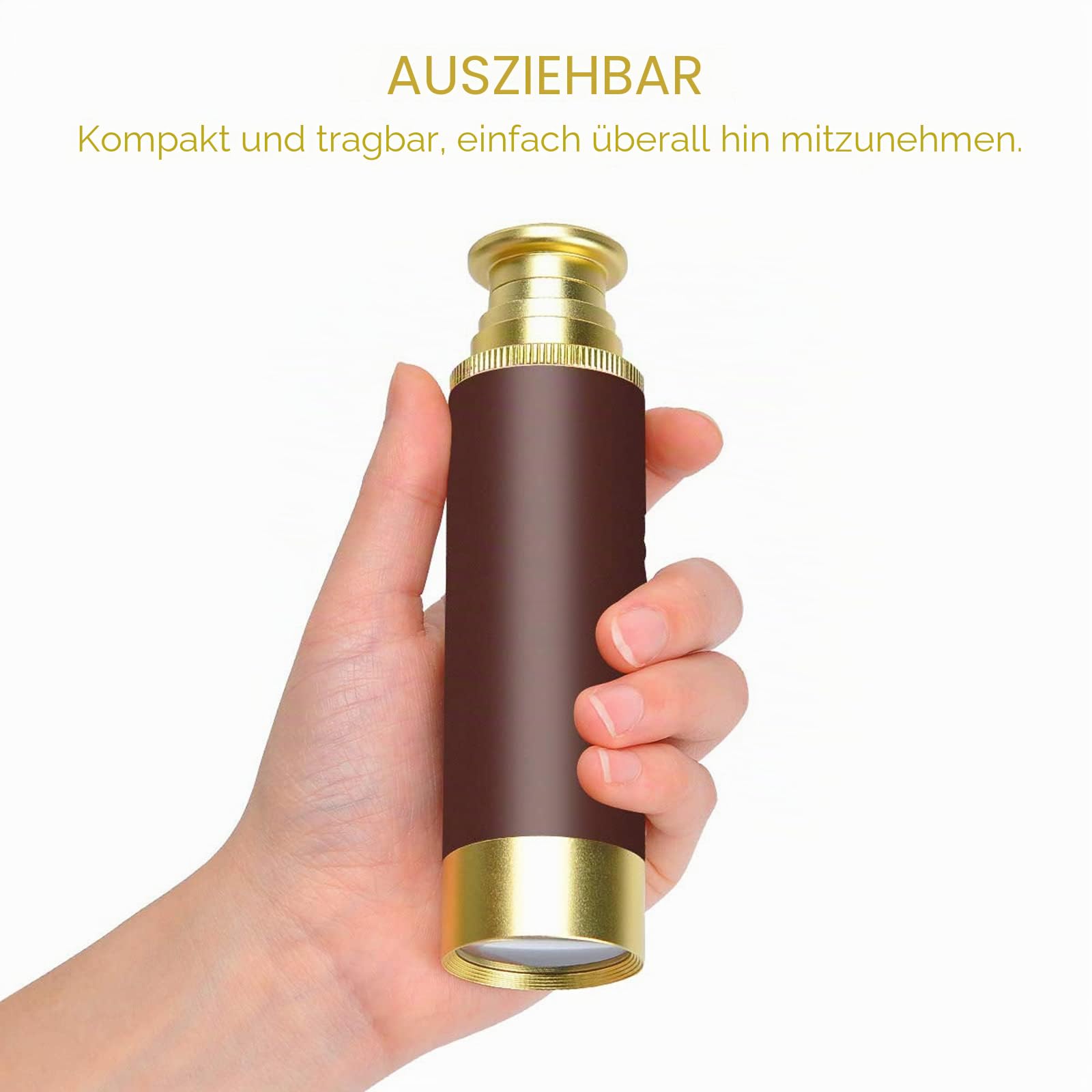 Lychee HD Premium 9 x 32 Push-Pull Monokular Fernrohr Teleskop Fernglas für Camping, Vogelbeobachtung Jagd Golf Safari und in der Oper