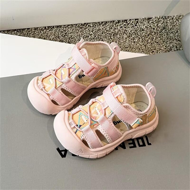Kids Boy Girl Closed Toe Lightweight Sport Sandals for Summer Outdoor Walking Beach Aqua3