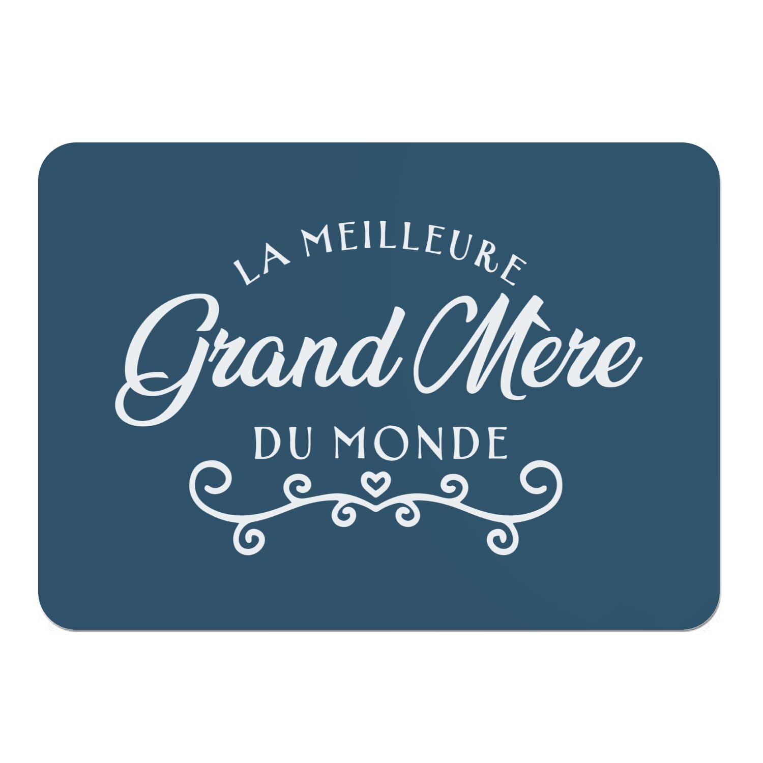 Napperons bleu en liège lot de 4 cadeau idéal pour la meilleure mamie