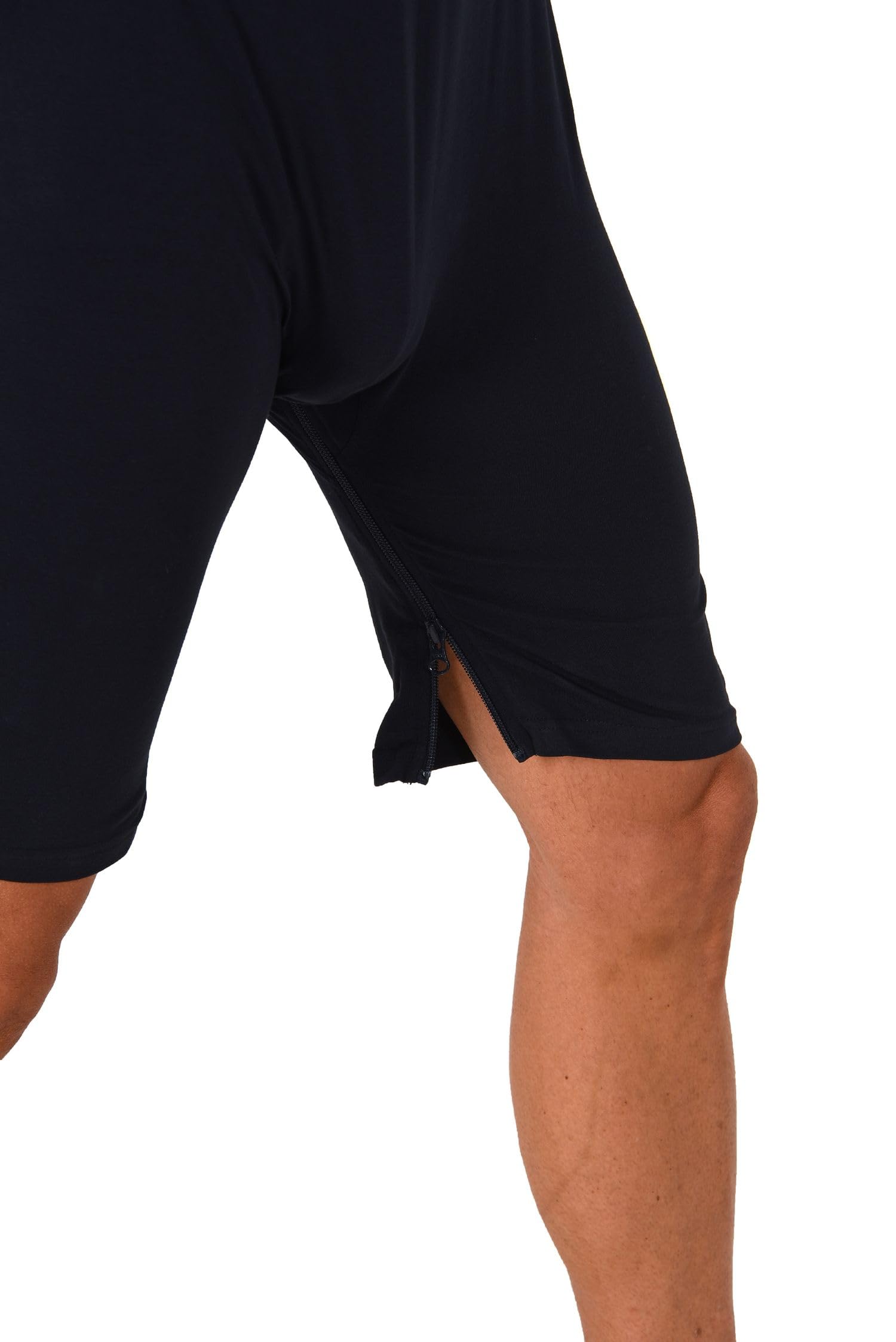 Normann Care Pflegebody Kurzarm - Unisex - mit Beinreißverschluss