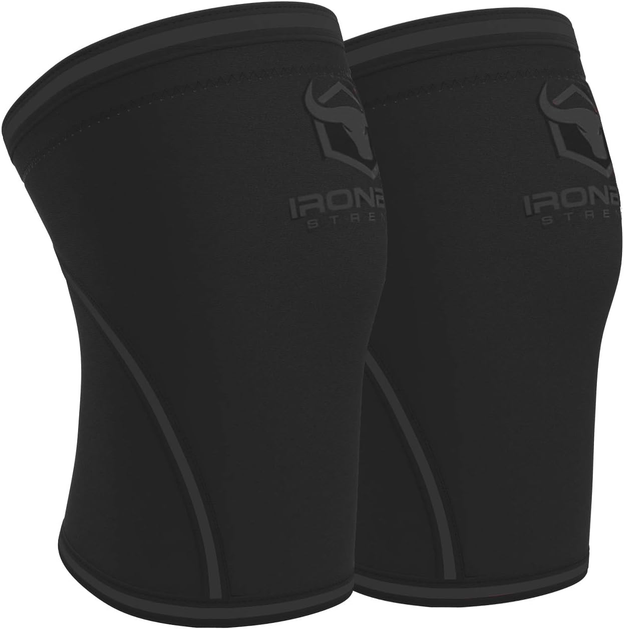 Iron Bull Strength 7mm Knee Sleeves (Pair) for Weightlifting