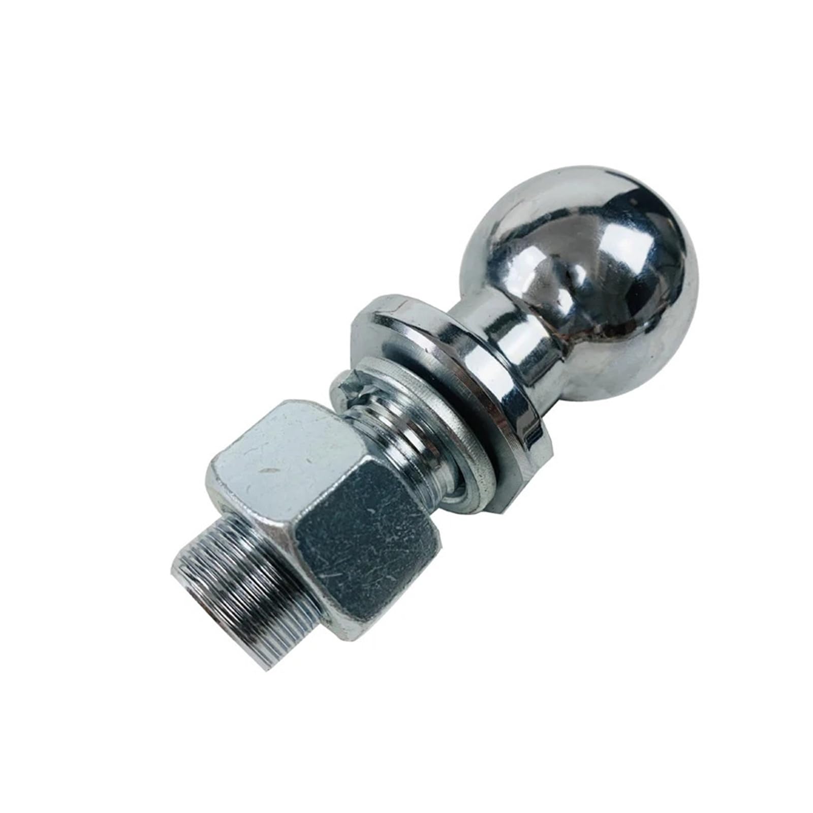 Genérico Bola de Remolque de Enganche cromada, diámetro del vástago de 2 "50mm1(M25). Capacidad de Bola de Remolque de Enganche de 5000 Libras, Piezas de Remolque, Acoplamiento de Remolque(2inchX1X1)