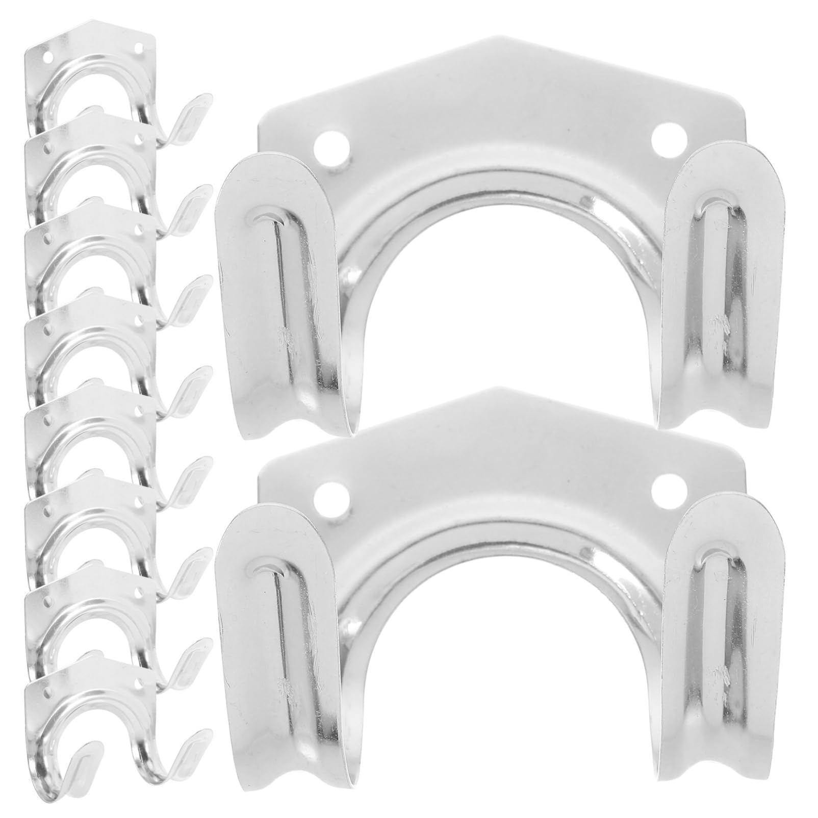 VILLCASE 10pcs Heavy Duty Wall Mounted Tool Hanger Hooks for Garage Storage for Ropes Ladders and Garden Tools Sturdy Construction for Space Optimization