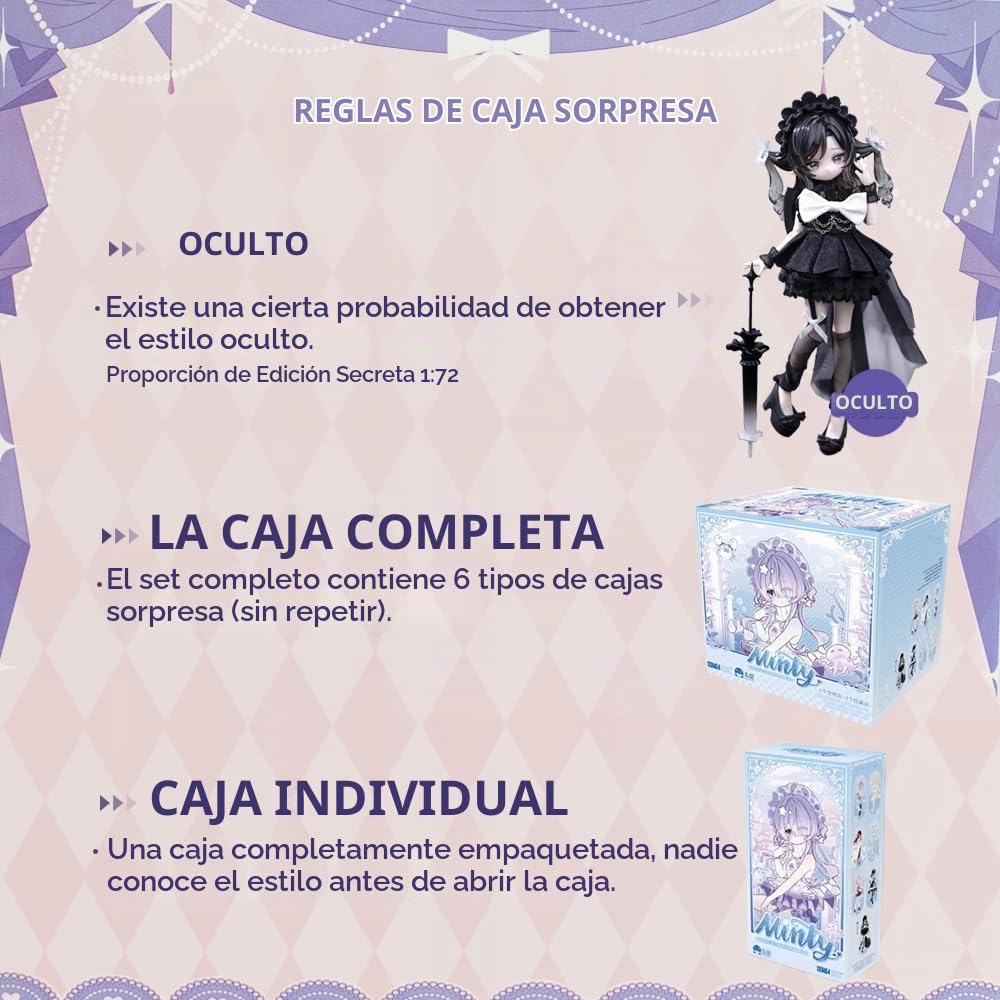 Ocean Gem Series 1/12 BJD - Figuras de Acción Sorpresa - (Single Box)