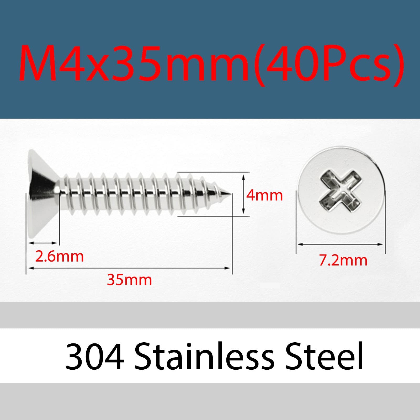 Tornillo De Cabeza Plana Con Arandela Dentada Externa - Acero