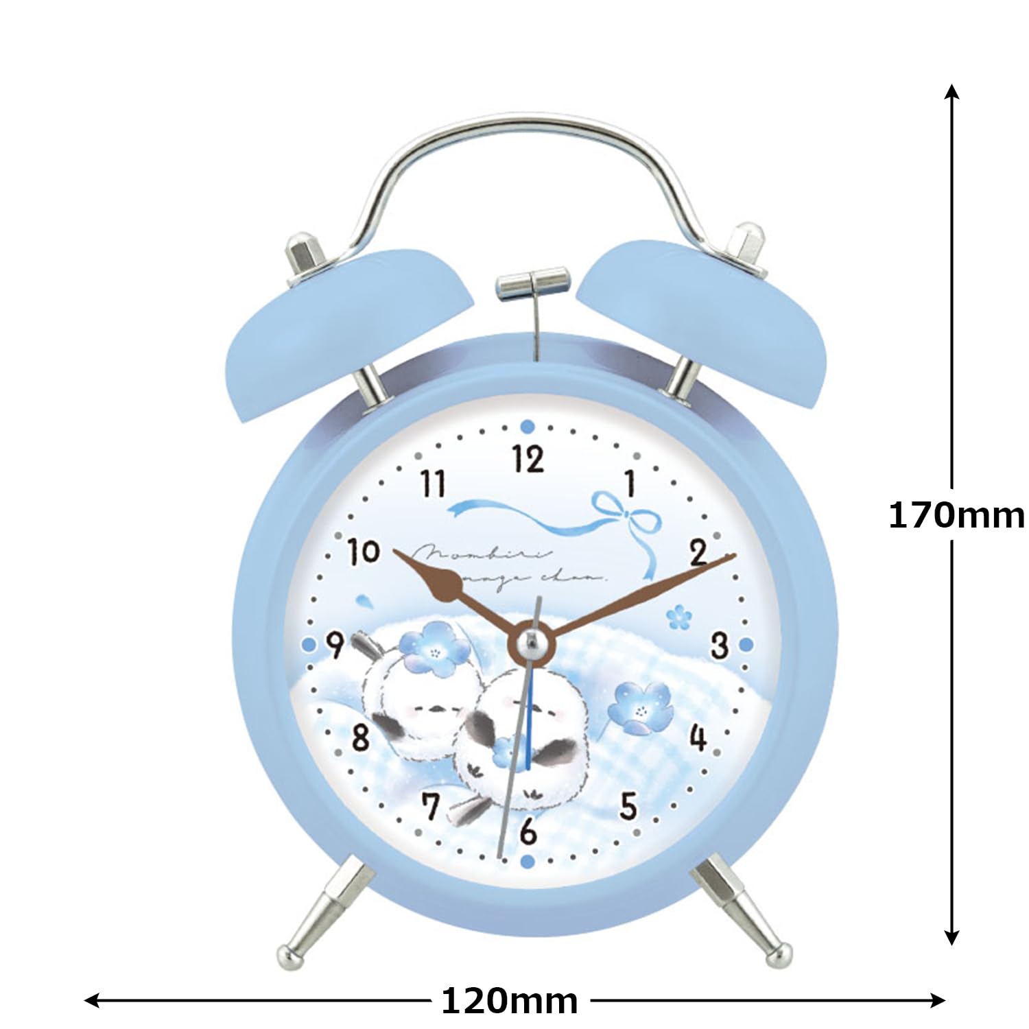 Amazon.co.jp: クラックス 置時計 ベル付きアラームクロック ノンビリ