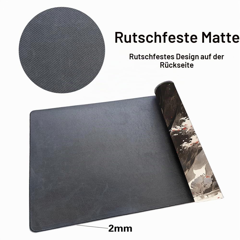 MTG Spielmatte, Größe 61 x 35,6 cm, kostenlose Aufbewahrungstaschen, rutschfeste Unterseite, ideal für Kartenspiel-Enthusiasten, TCG-Spielmatte, Mauspad, Shadow Dragon (kein Deck)