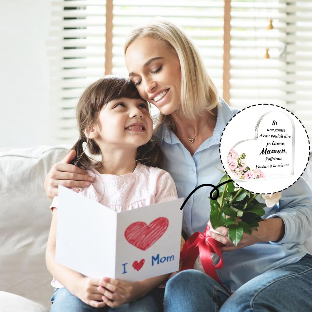 Greatabox Planche à Découper Bambou Gravée – Cadeau Maman Parfait Pour La Fête Des Mères, Anniversaire Ou Noël – Idée Touchante Et Utile !