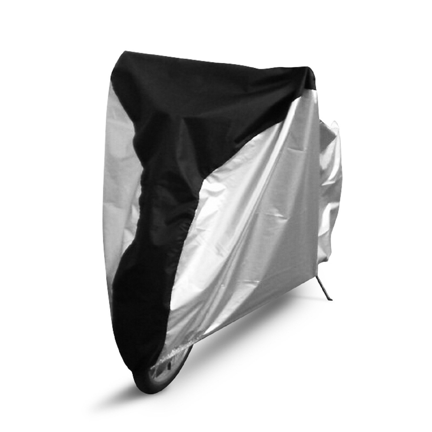 Ohuhu Bike Cover Oxford Fabric Waterproof Bicycle Cover with Buckle for Mountain Road Electric Bikes, All Weather Protection, Strong & Tear Proof