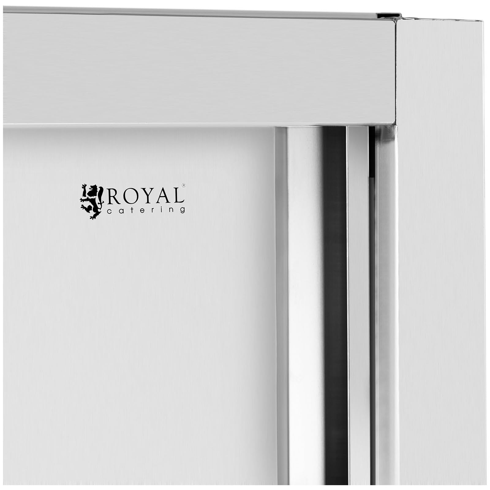 Royal Catering RCDC-100 - Armadietto alto in acciaio inox, 1000 x 500 x 1800 mm, in acciaio inox