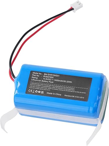 Miniatura 3 de 3400mAh Shark RVBAT850A RVBAT850 UR1105ARUS Batería de repuesto para Shark RV750_N RV720_N RV725_N RV1001AE UR1105ARUS RV2001WD IQ R101 ION Robot