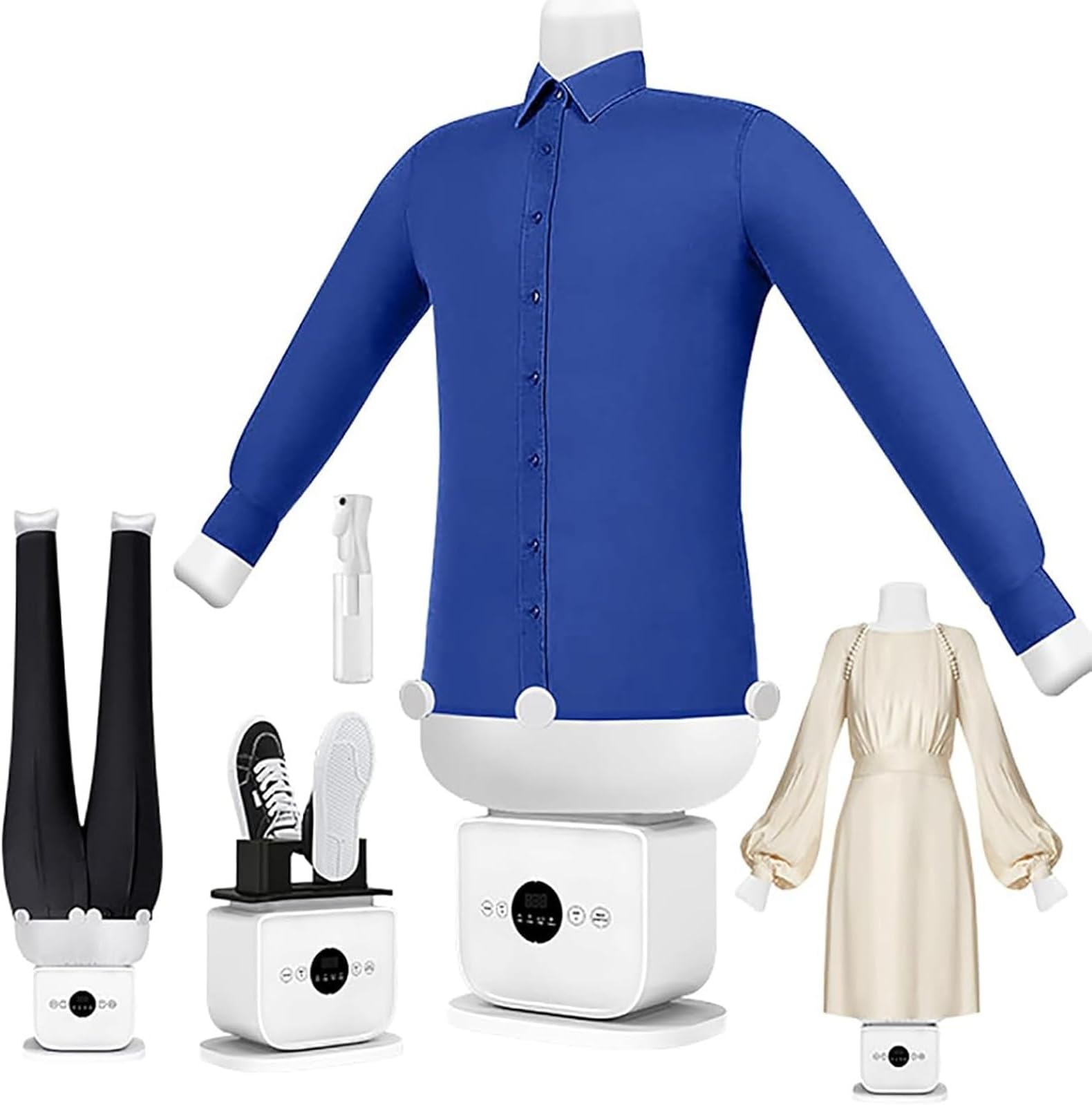 Aironox Automatic Ironing Machine 2026, Fast Steam Iron with Adjustable Temperature, 360° Full Coverage Drying for Shirts, Pants, Shoes and Skirt Mould Version