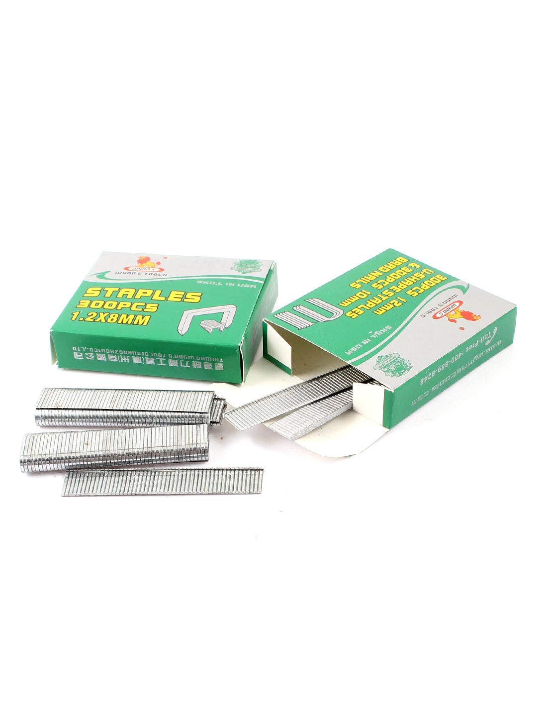 Aexit Green Silver Tone 3-Way Adjustable Screw Quick Jam Release Staple Gun Tacker Remover Set 2 in 1 (a6798232c5474abefc6206f2550a8e73)