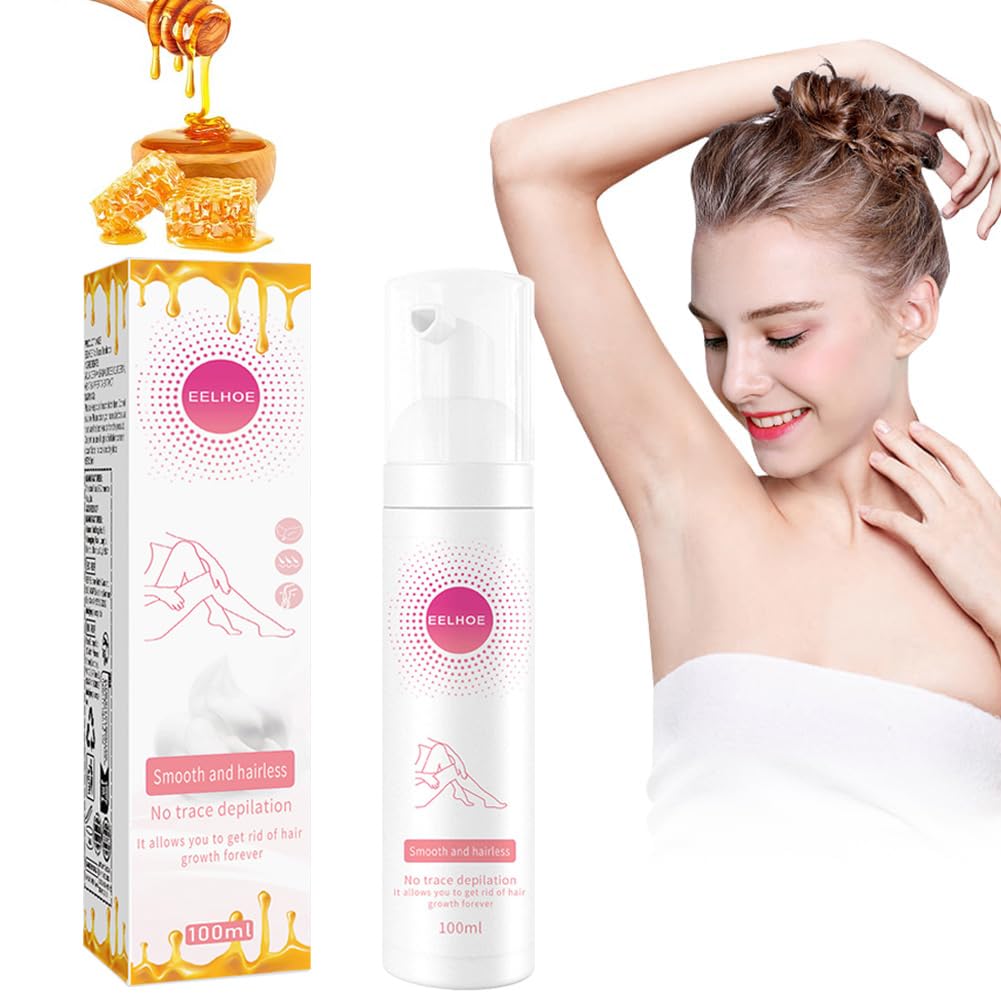 Beeswax Hair Removal Mousse Hair Removal Spray Foam Gentle Skin Friendly Moisturize Nourish Fast Hairs Removal For Women