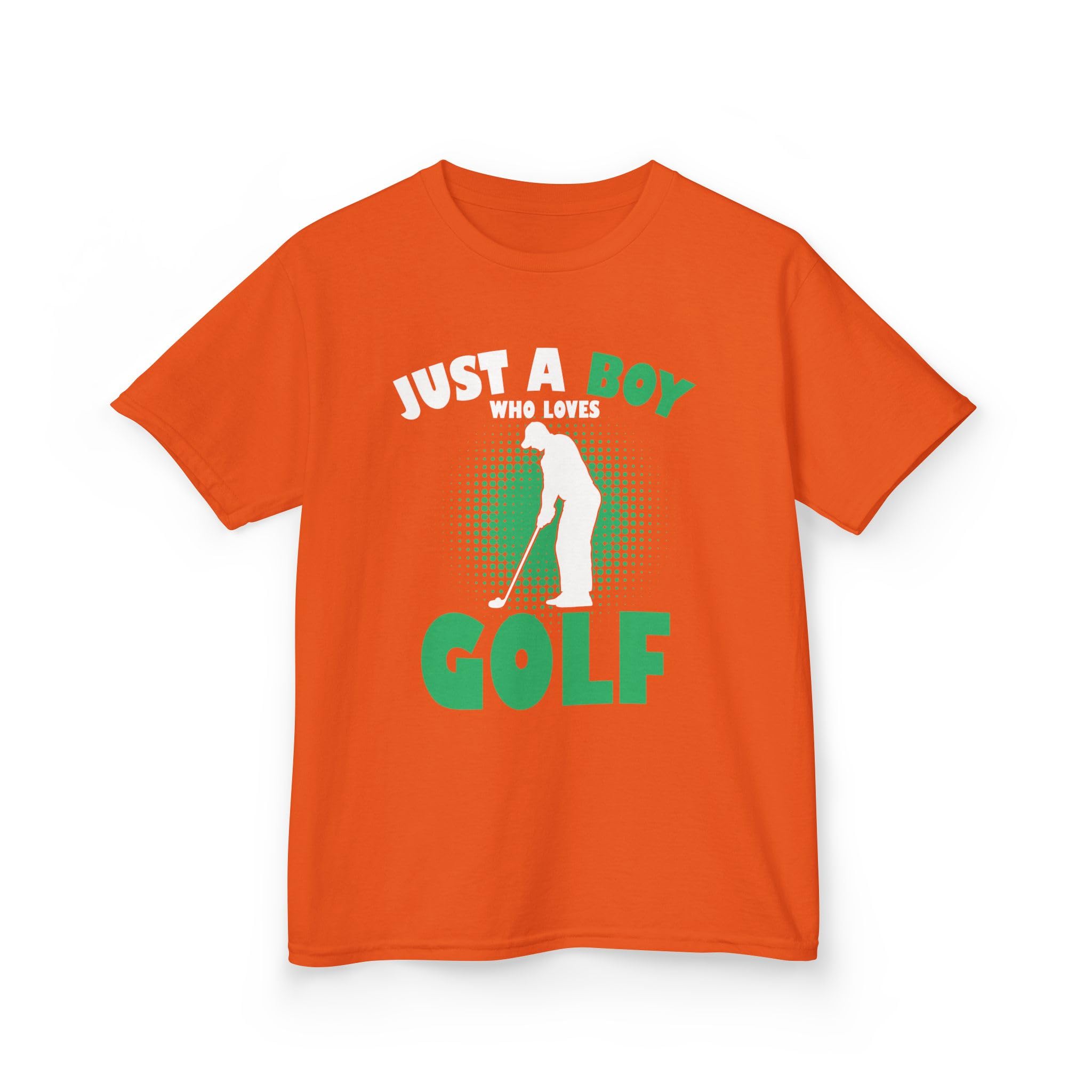 Golf Shirt, Just a Boy Who Loves Golf Golfing Sports Lovers Tee Gifts