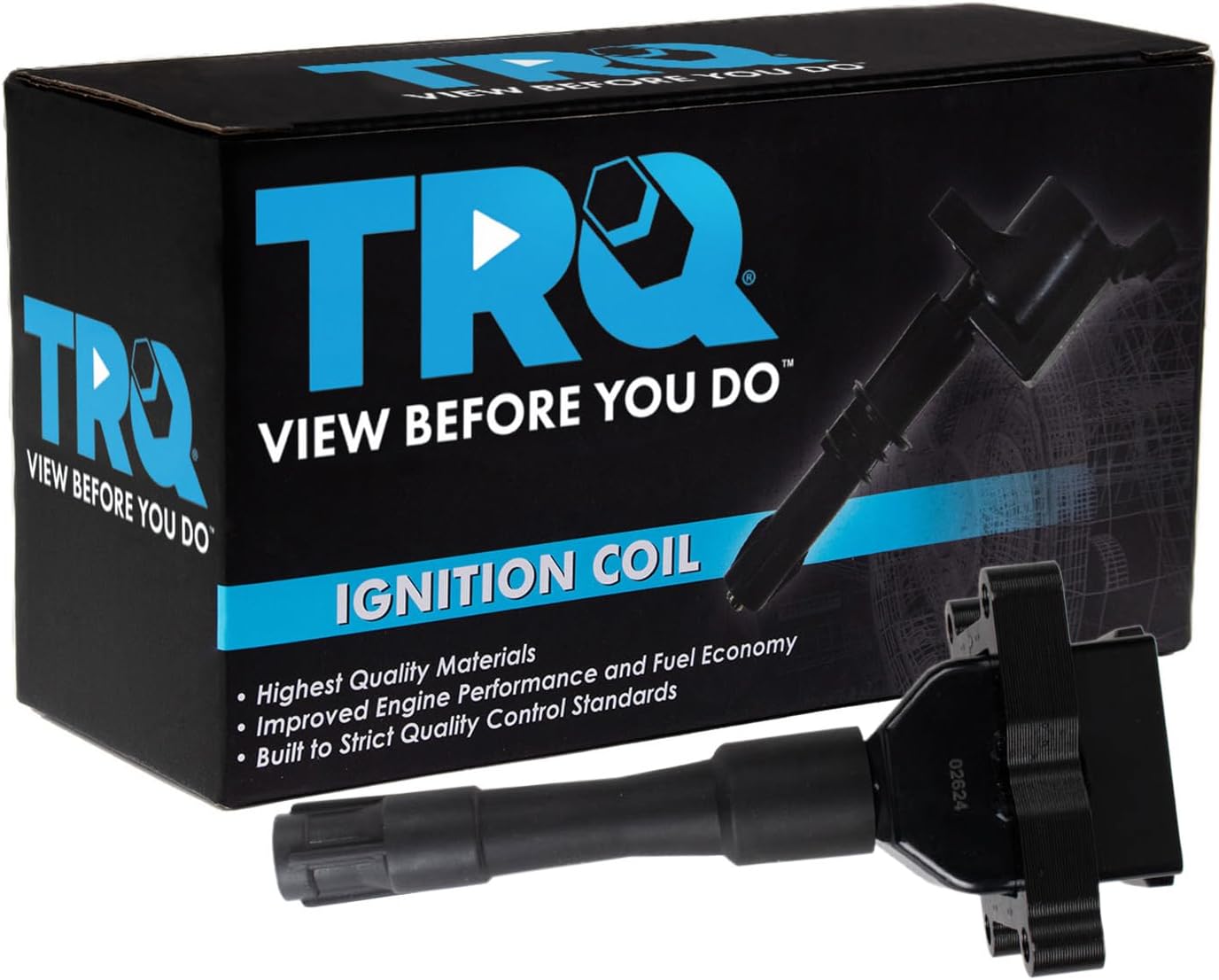 TRQ Ignition Coil Compatible with 1991-1993 BMW 318i 318is 1992-1995 325i 325is 1991-1995 525i 1993 525iT 1994-1995 530i 540i 1993-1995 740i 740iL 840Ci