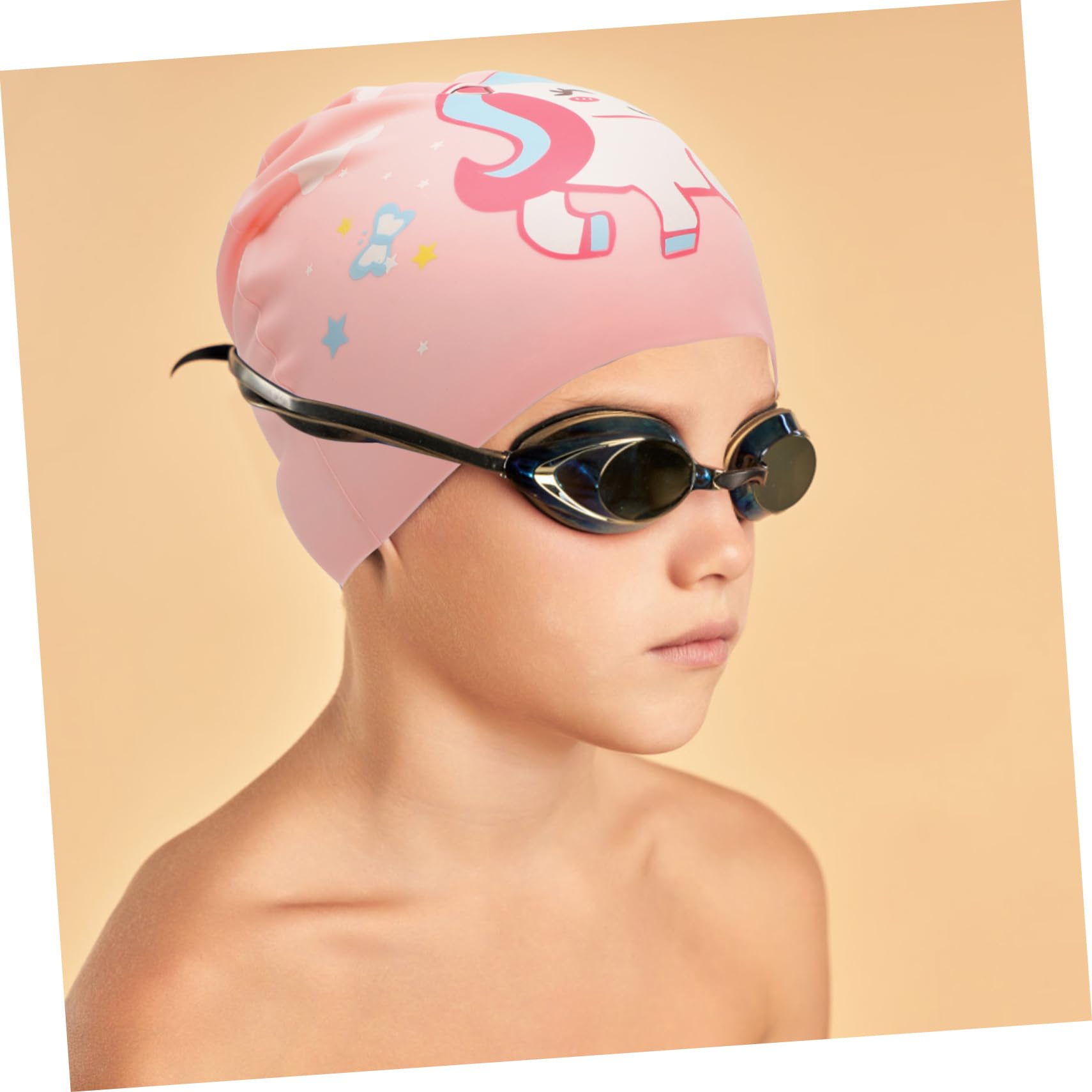 Yardwe 5 Set Di Cuffie Da Nuoto Per Bambini Con Motivo A Cartoni Animati Comode E Alla Moda Per Ragazzi E Ragazze 2 Pezzi X 5